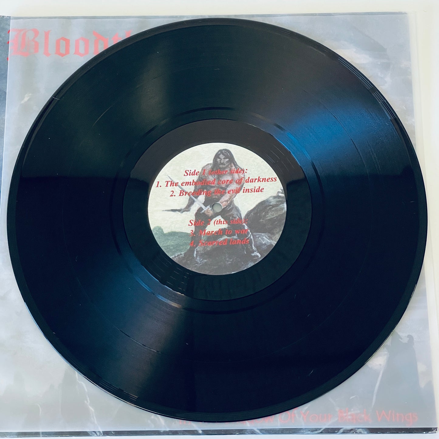 BloodThorn – In The Shadow Of Your Black Wings double LP (used)