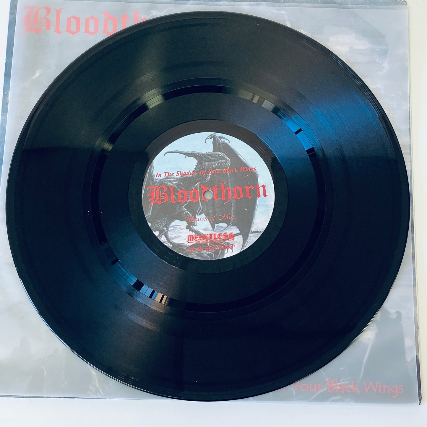 BloodThorn – In The Shadow Of Your Black Wings double LP (used)