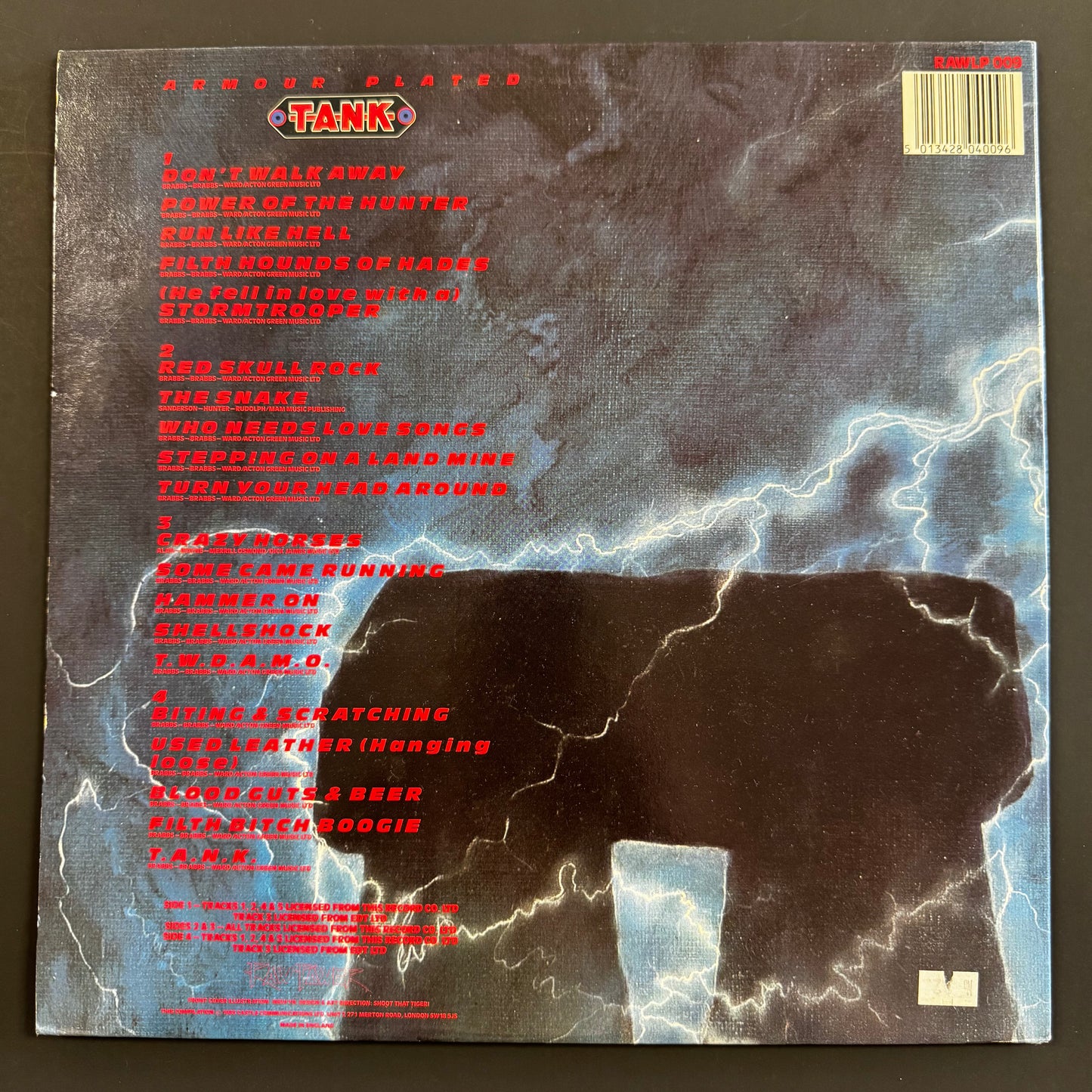 Tank - Armour Plated original double LP (used)