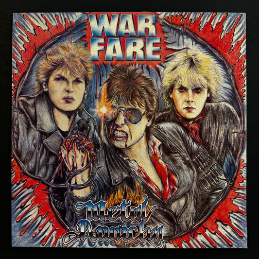 Warfare - Metal Anarchy original LP - UK pressing (used)