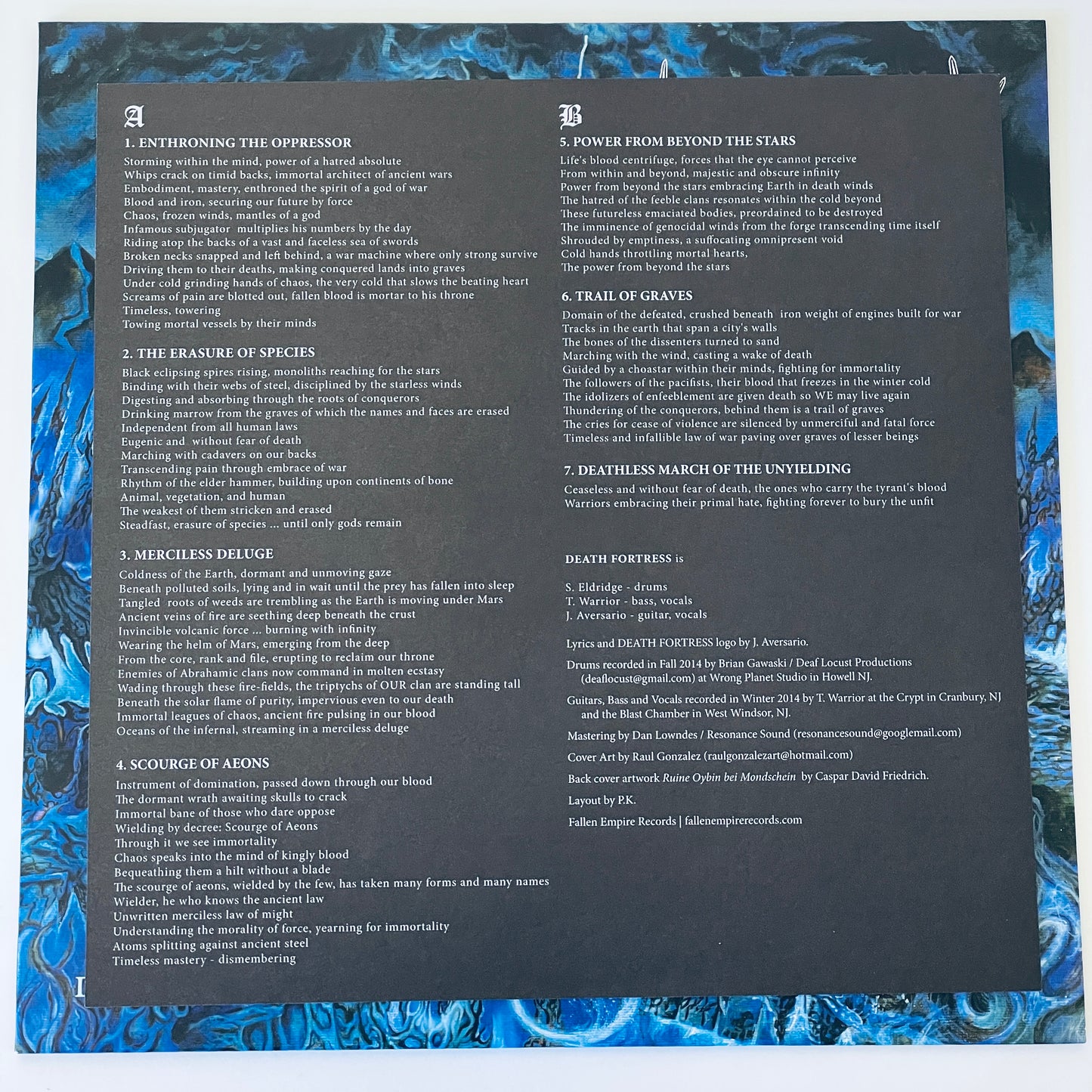 Death Fortress – Deathless March Of The Unyielding LP (used)