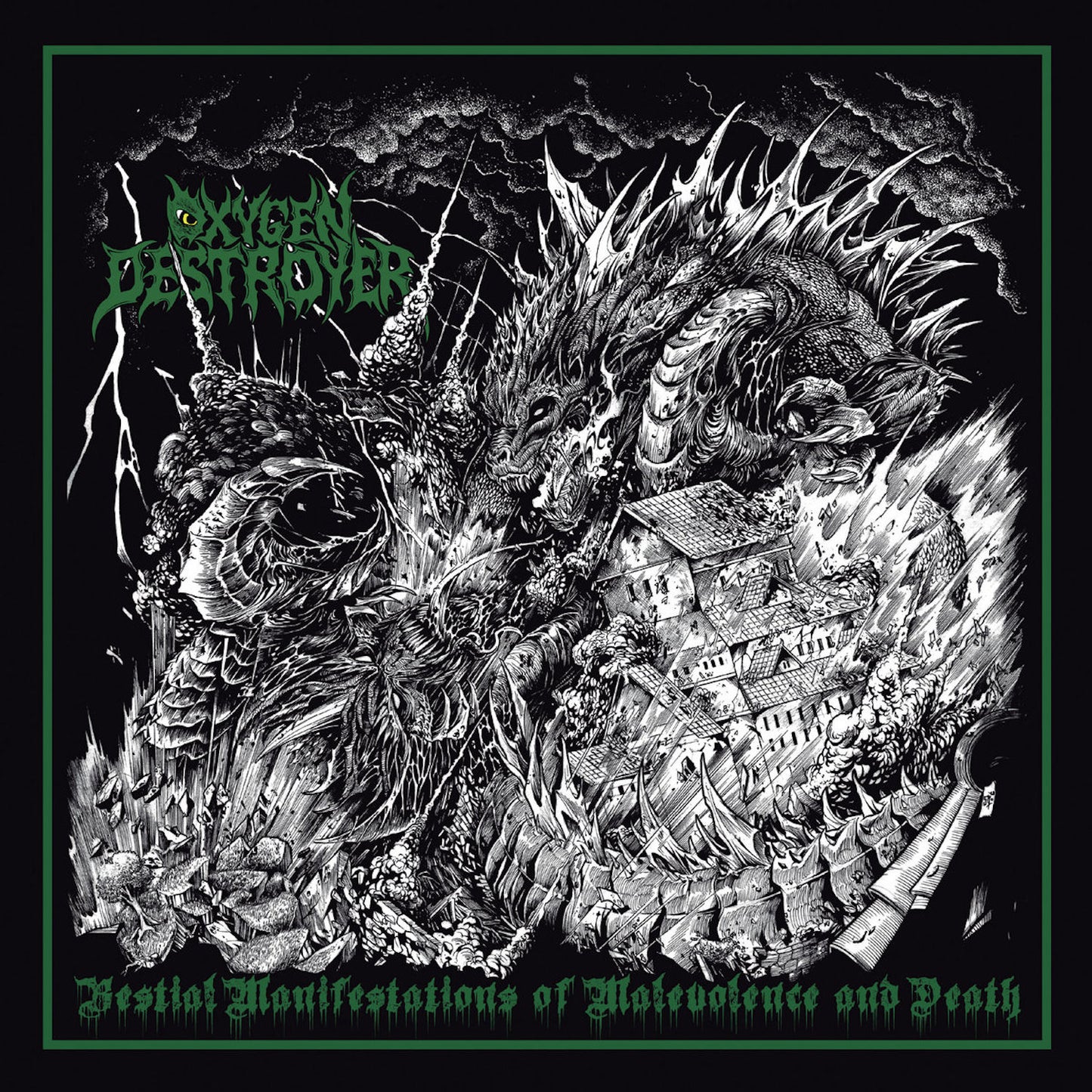 Oxygen Destroyer - Bestial Manifestations of Malevolence and Death CD