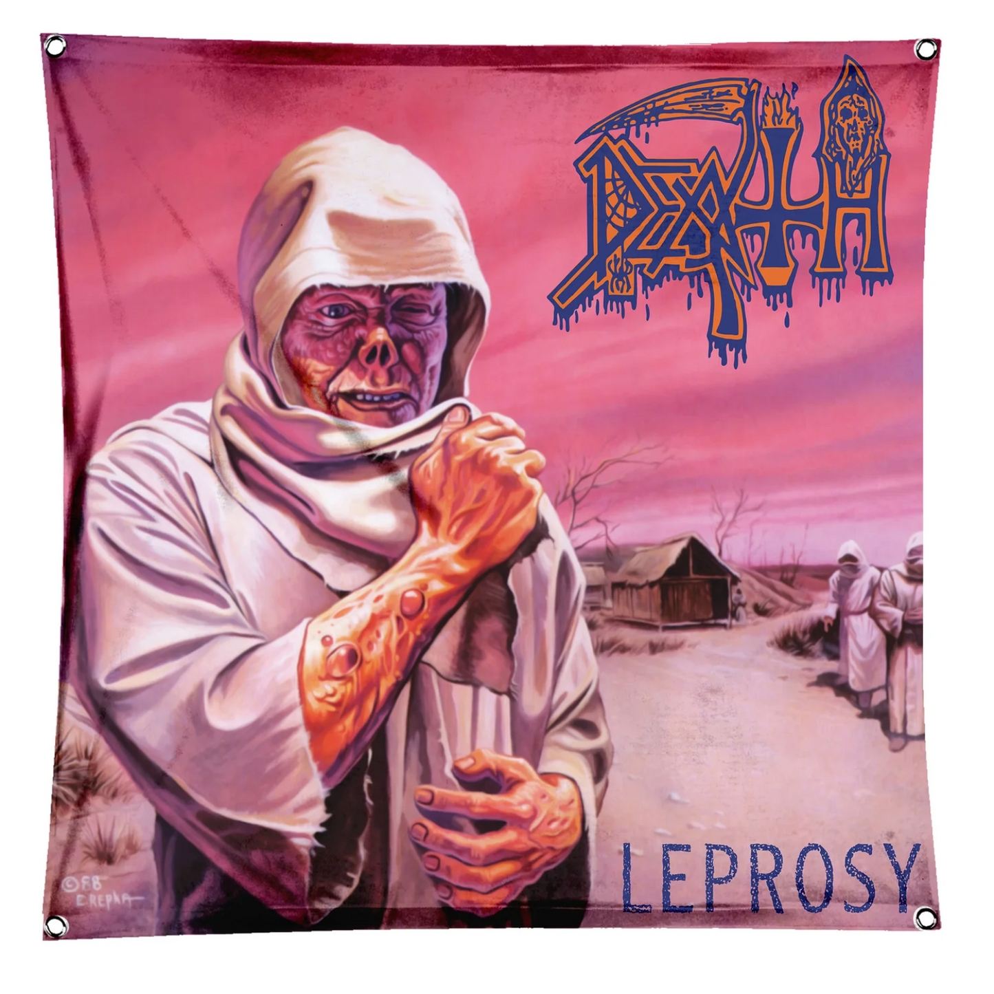 Death - Leprosy poster flag