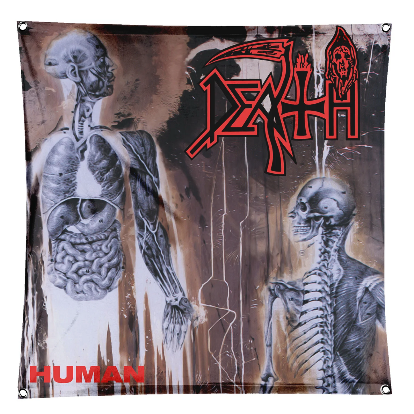 Death - Human poster flag