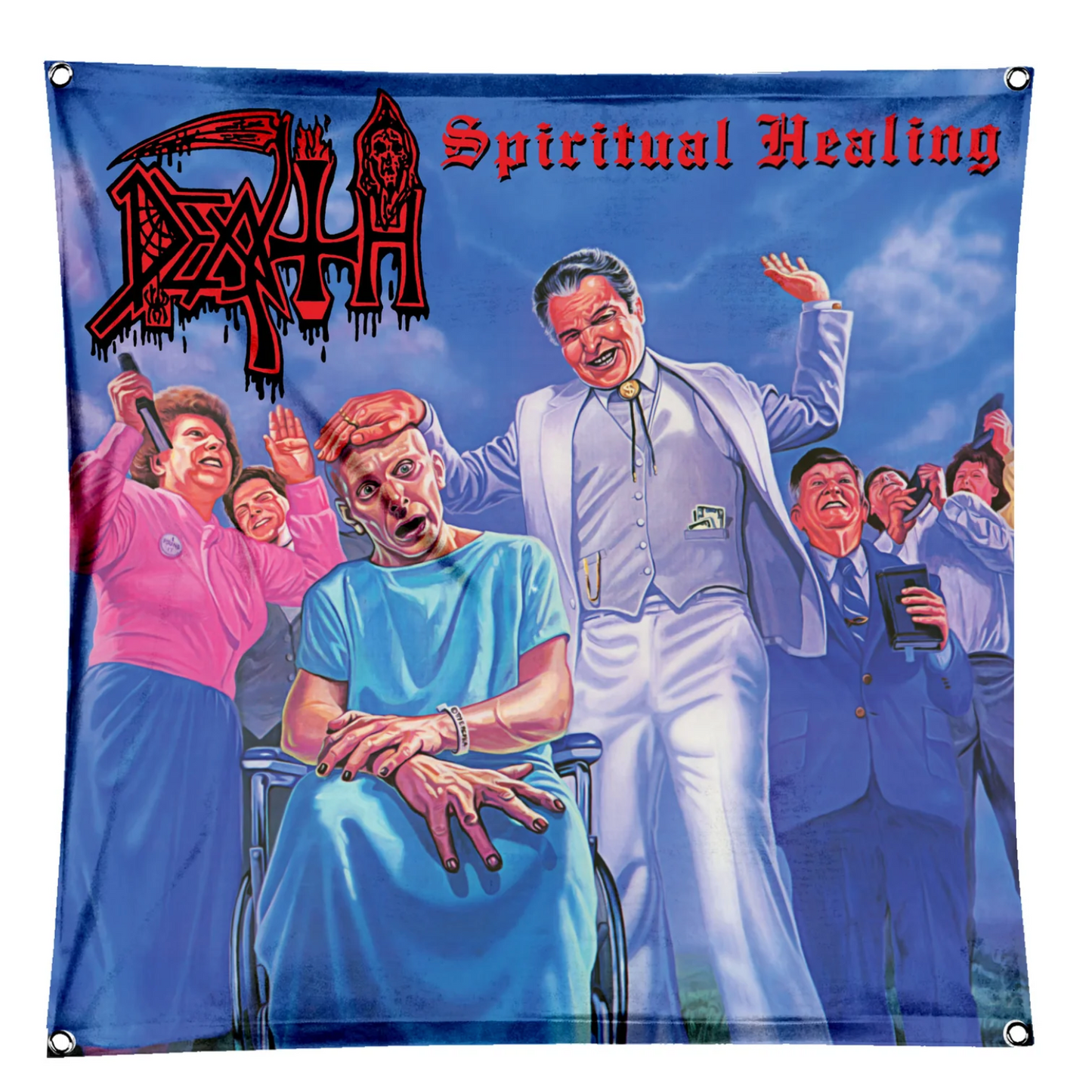 Death - Spiritual Healing poster flag