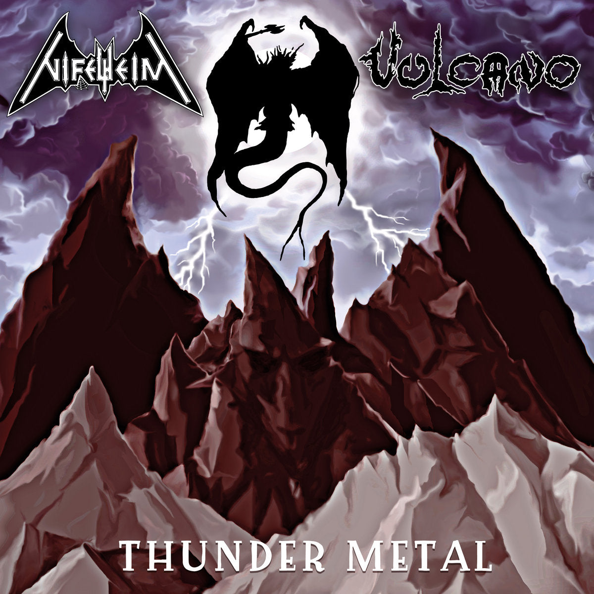 Nifelheim / Vulcano - Thunder Metal LP