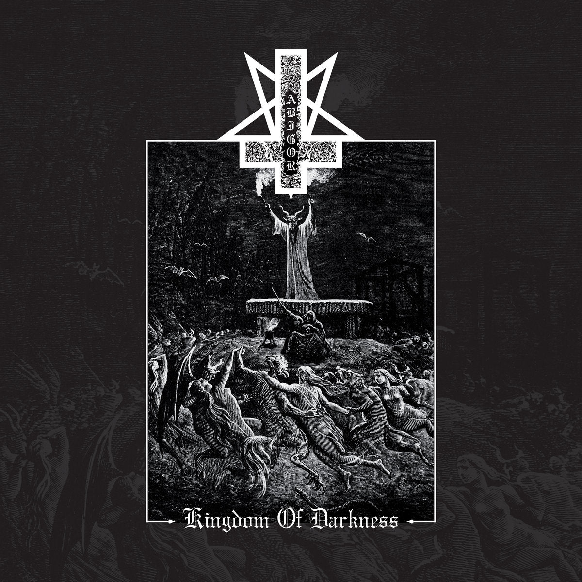 Imhotep #11 magazine + Abigor - Kingdom Of Darkness 7" EP