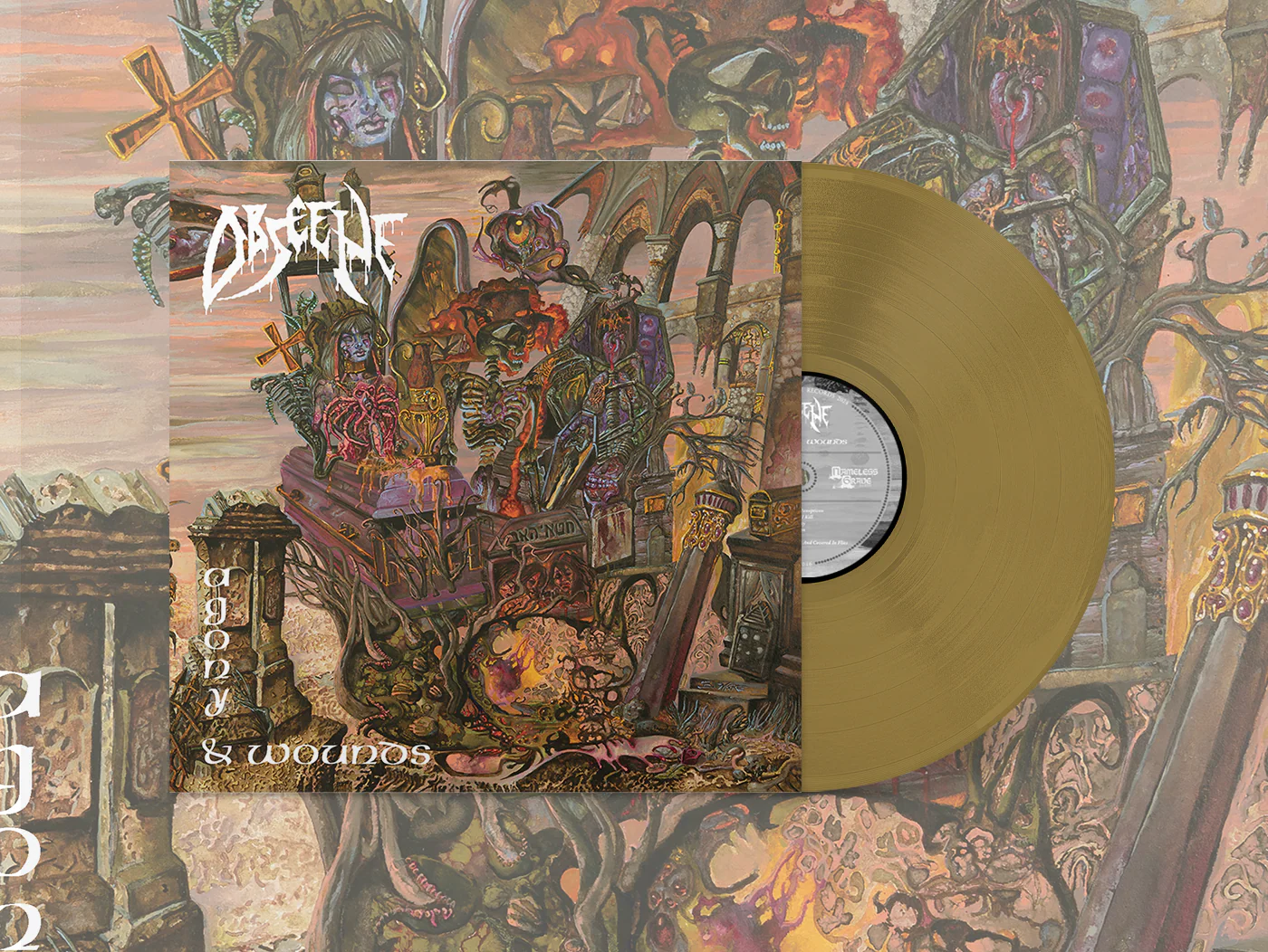 Obscene - Agony & Wounds LP