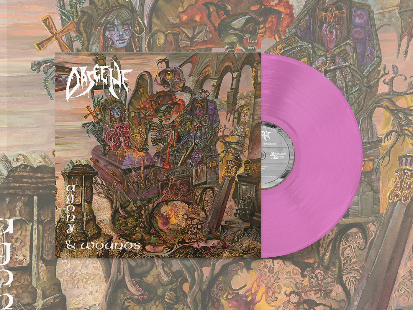 Obscene - Agony & Wounds LP