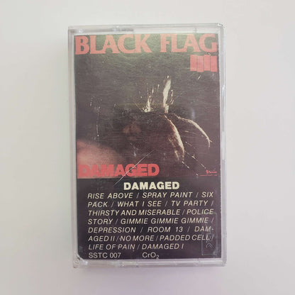Black Flag - Damaged original cassette tape