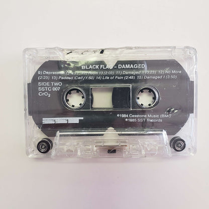 Black Flag - Damaged original cassette tape