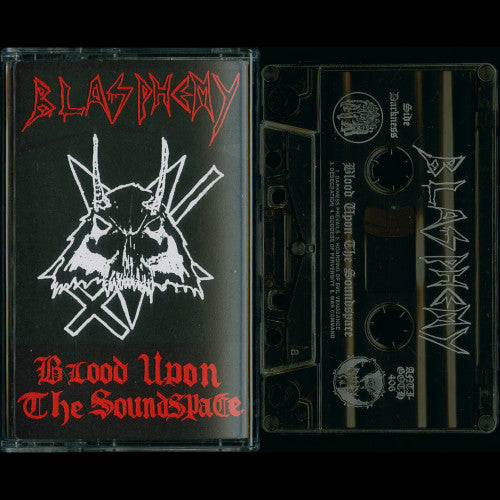 Blasphemy - Blood Upon the Soundspace cassette tape