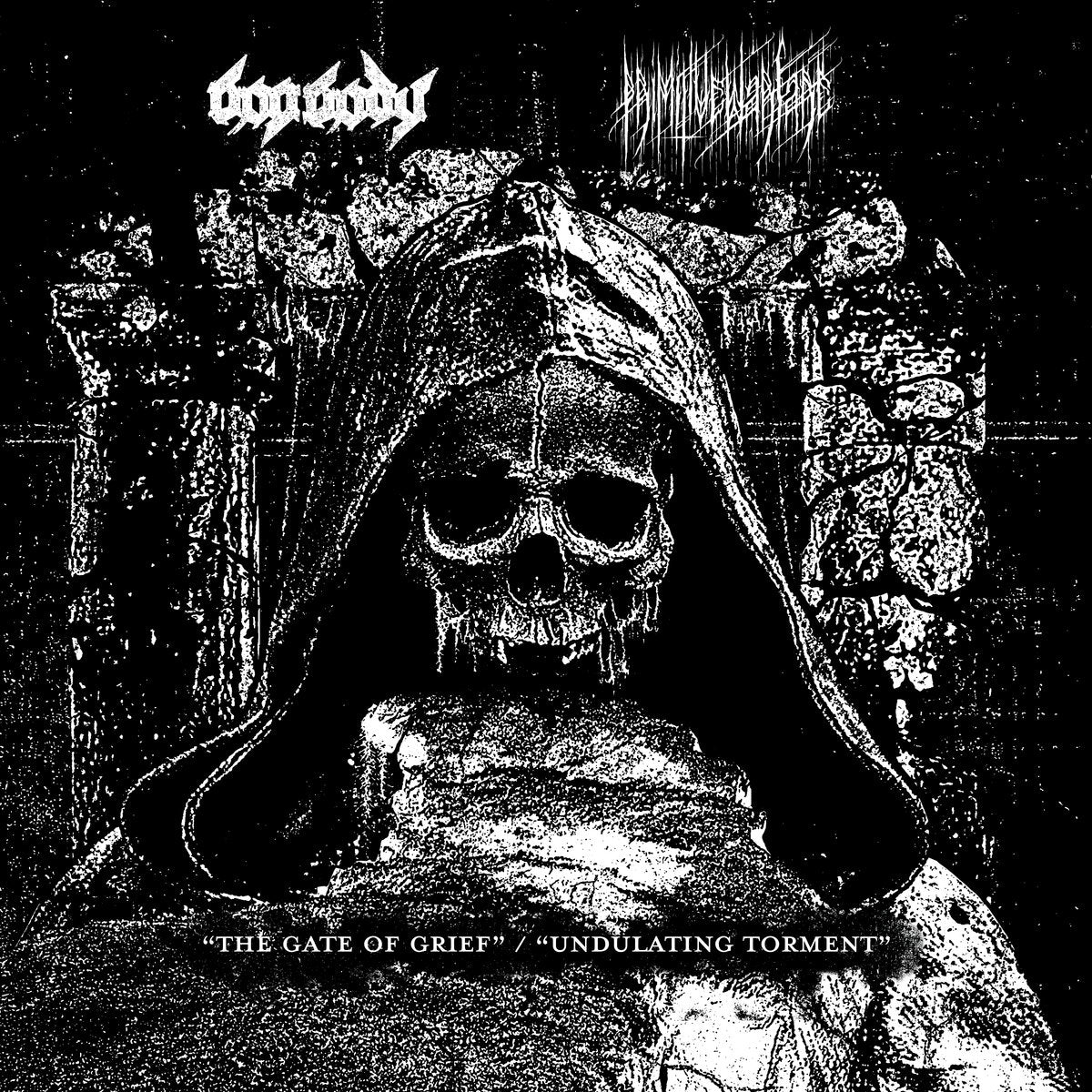 Bog Body / Primitive Warfare - The Gate of Grief / Undulating Torment split LP