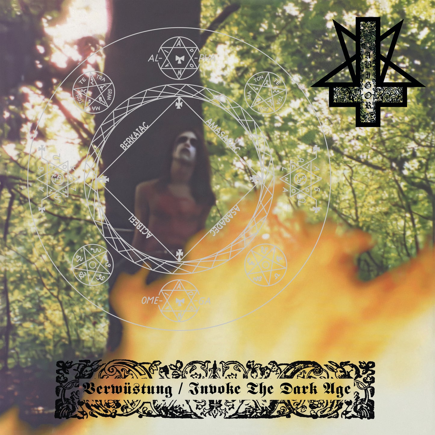 !!!PRE-ORDER: SHIP DATE JULY!!! Abigor - Verwüstung / Invoke The Dark Age LP