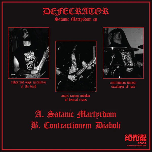 Defecrator - Satanic Martyrdom 7" EP