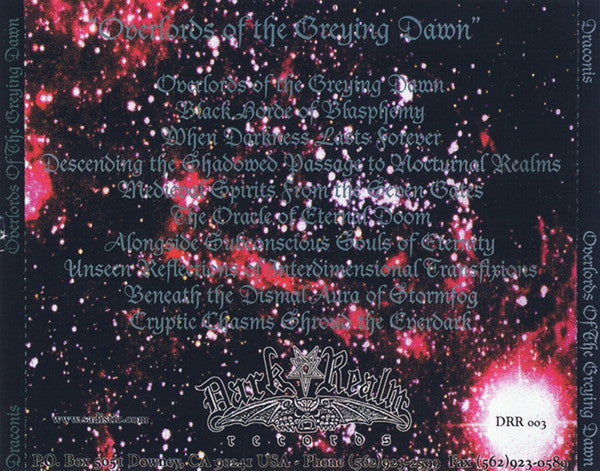 Draconis - Overlords of the Greying Dawn original CD