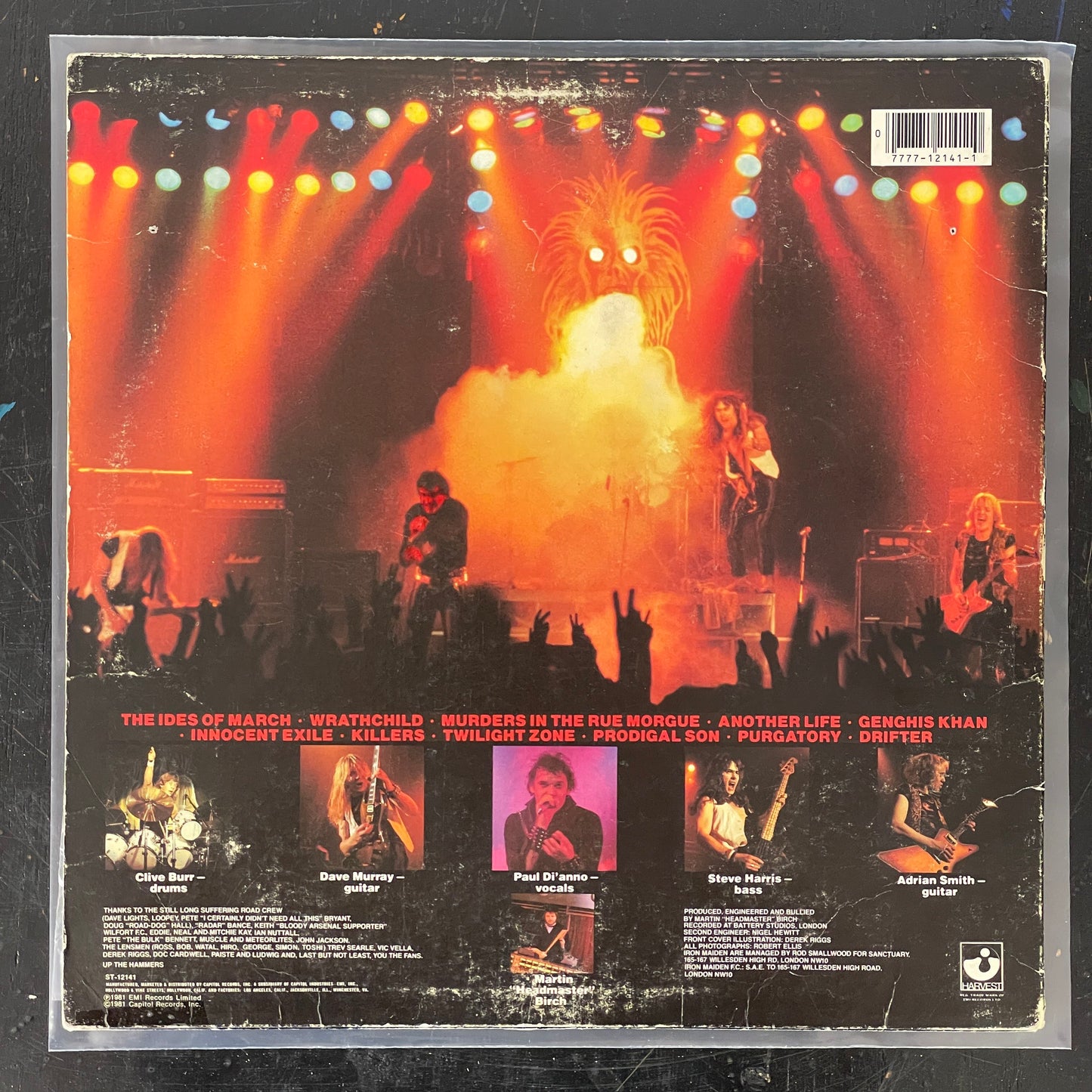 Iron Maiden - Killers original LP