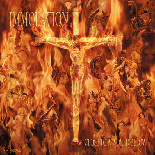 Immolation - Close to a World Below LP (25th Anniversary Edition - Fiery Orange Marbled Vinyl)
