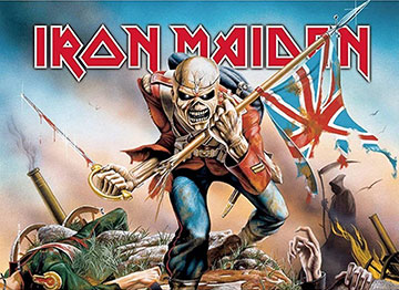 Iron Maiden - The Trooper poster flag