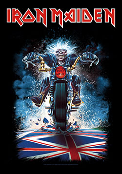 Iron Maiden - Eddie Biker poster flag