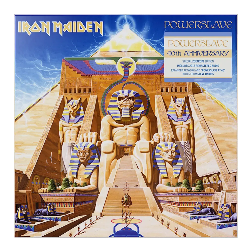 Iron Maiden - Powerslave LP (40th Anniversary Edition Zoetrope Vinyl)