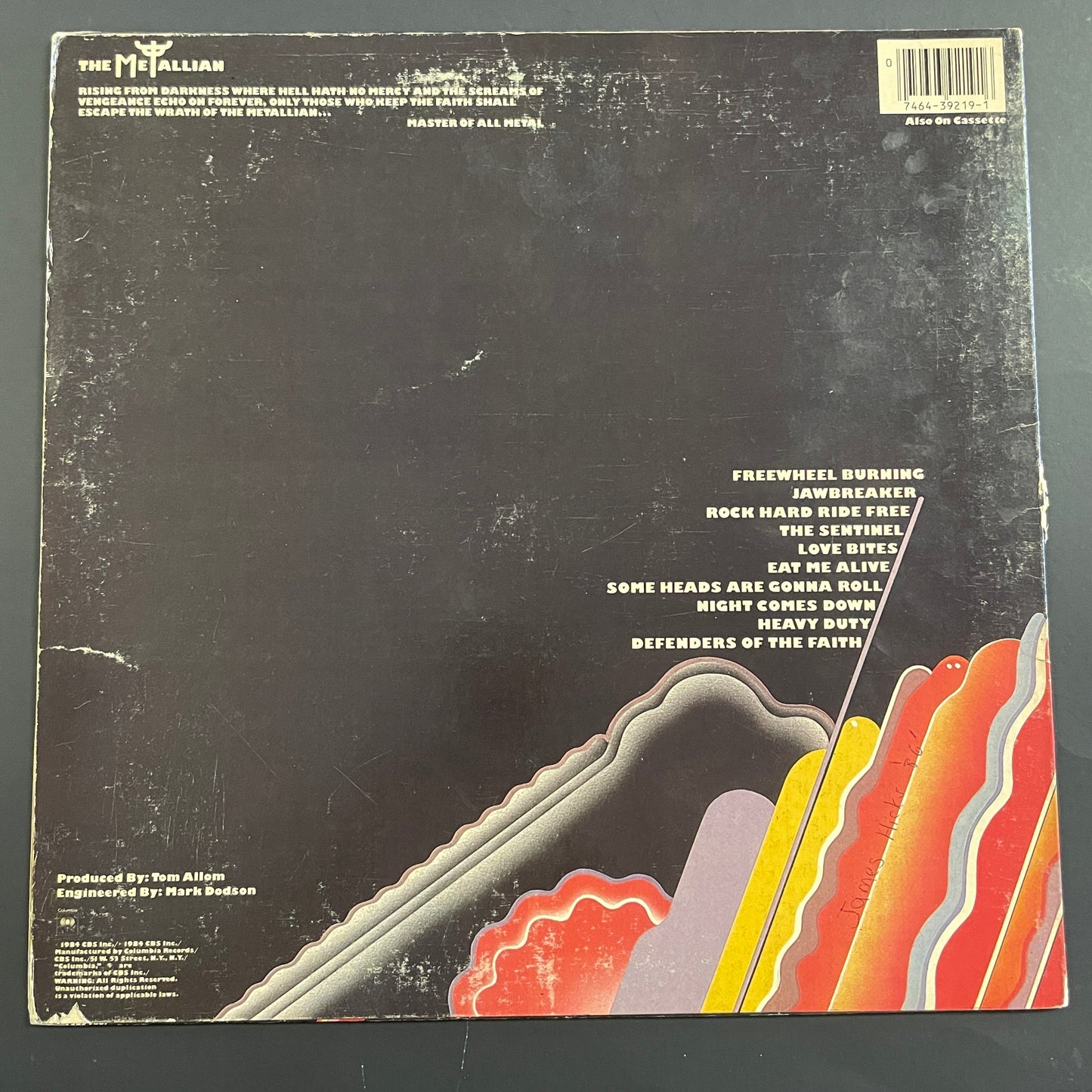 Judas Priest - Defenders of the Faith original LP (used)