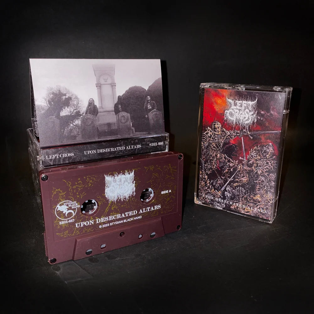 Left Cross - Upon Desecrated Altars cassette tape