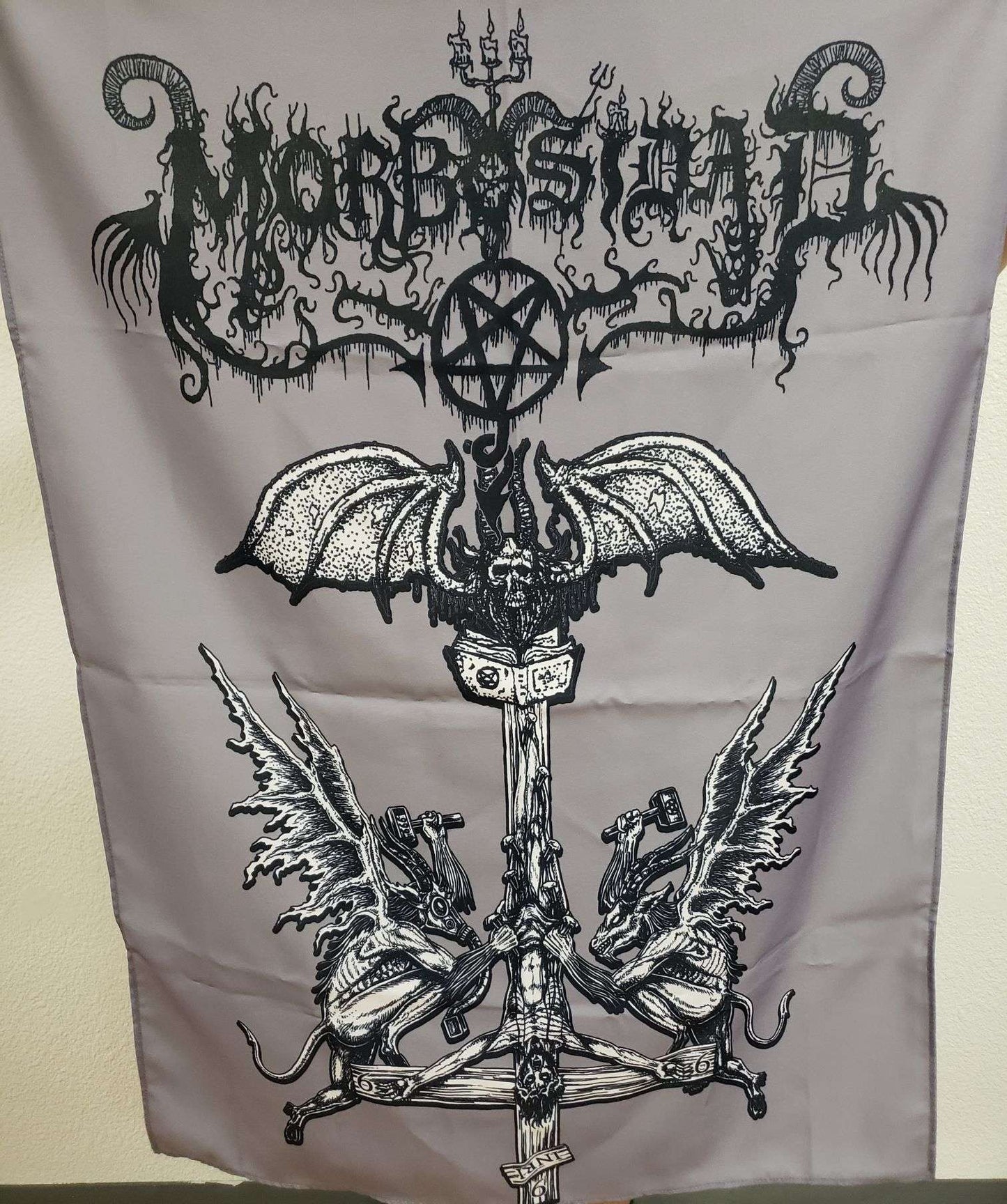 Morbosidad poster flag banner