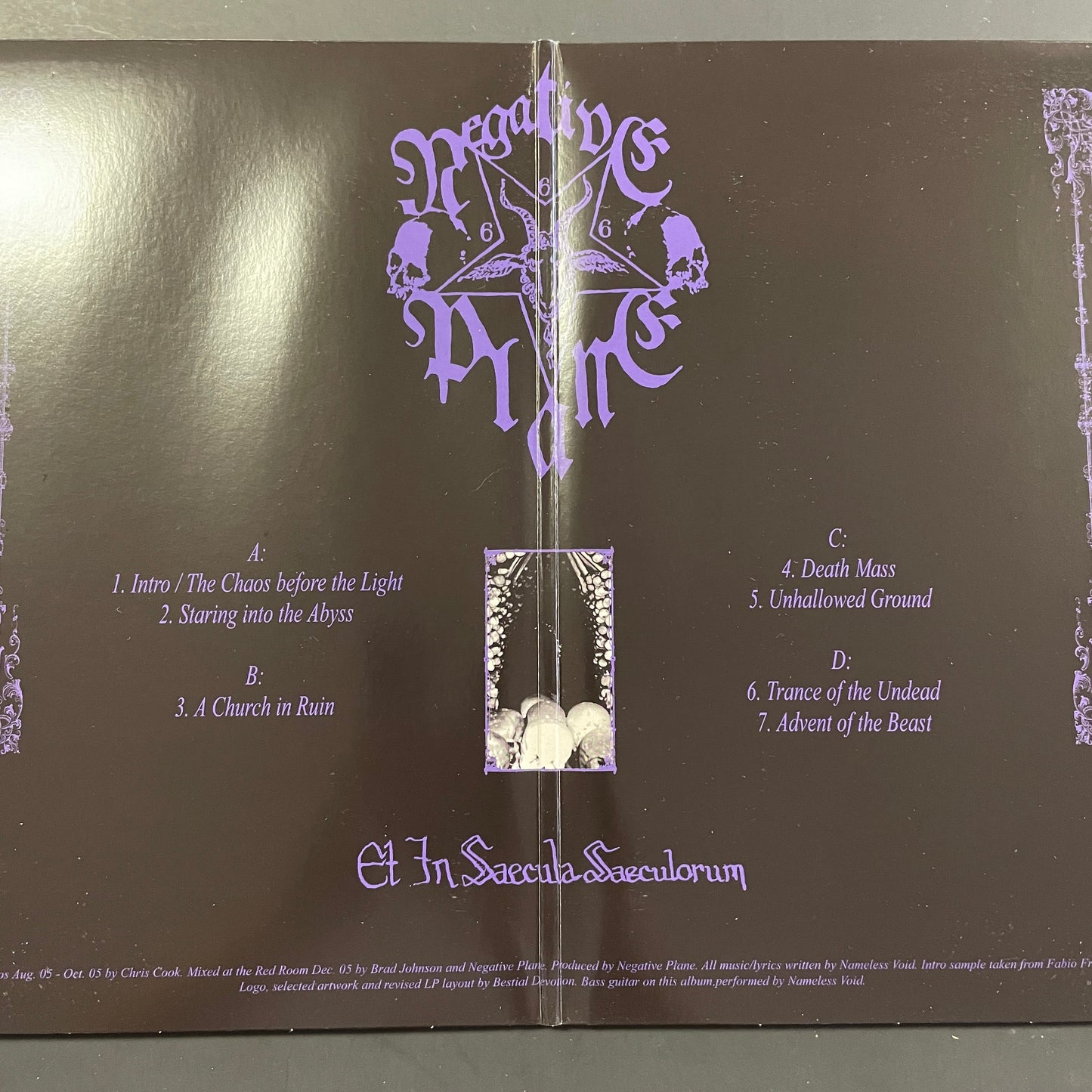 Negative Plane - Et In Saecula Saeculorum double LP (used)