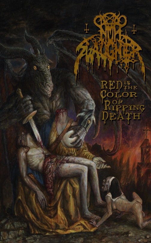 NunSlaughter - Red is the Color of Ripping Death cassette tape