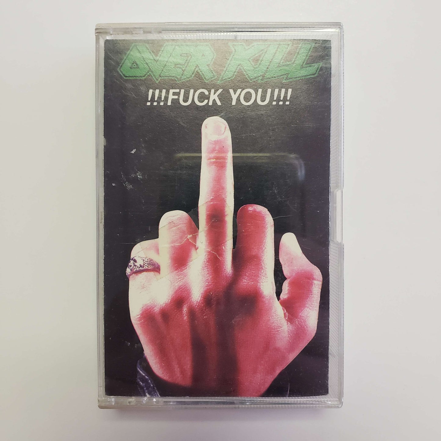 Overkill - !!!Fuck You!!! original cassette tape