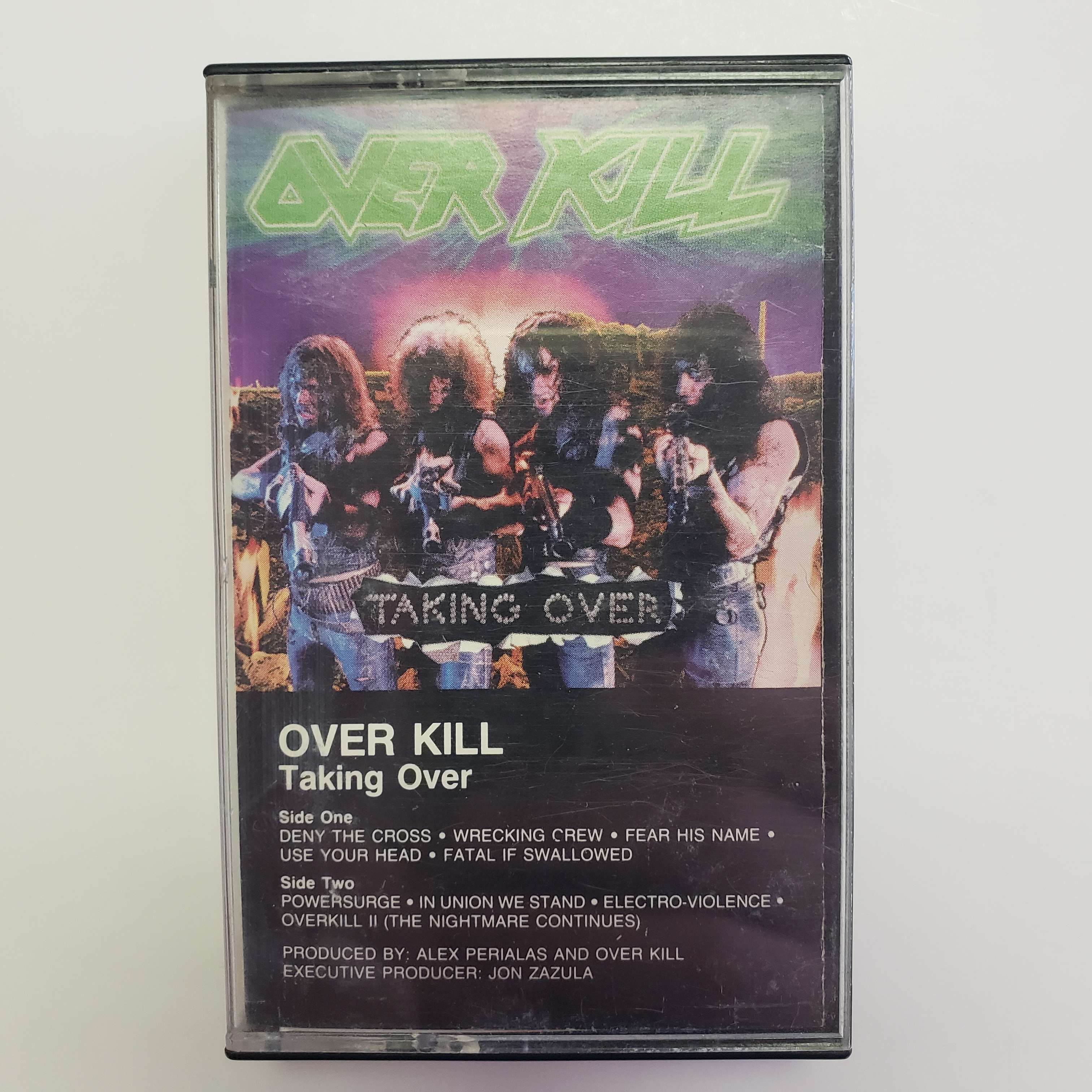 Overkill - Taking Over original cassette tape – Vinyl Command