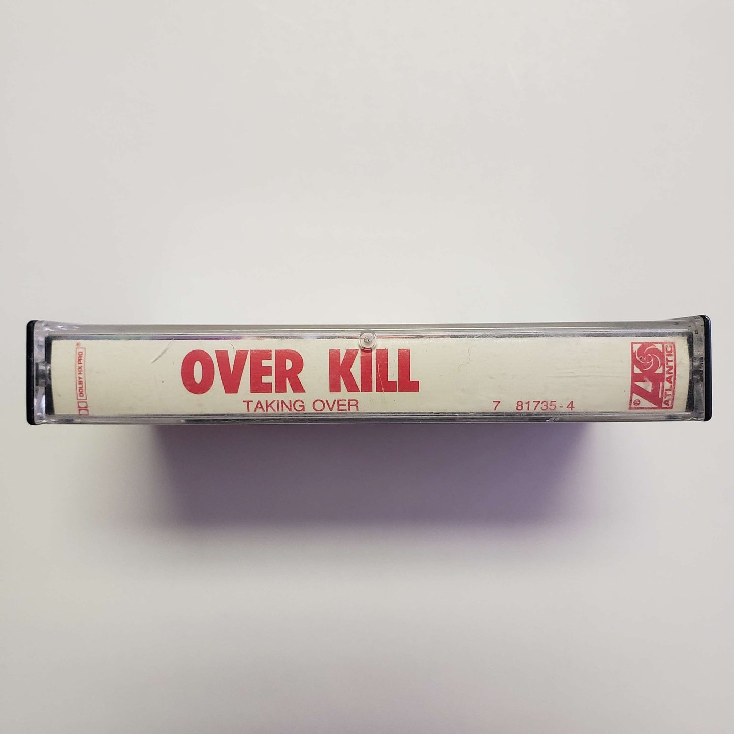 Overkill - Taking Over original cassette tape