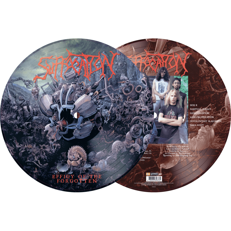 Suffocation - Effigy of the Forgotten picture disc LP