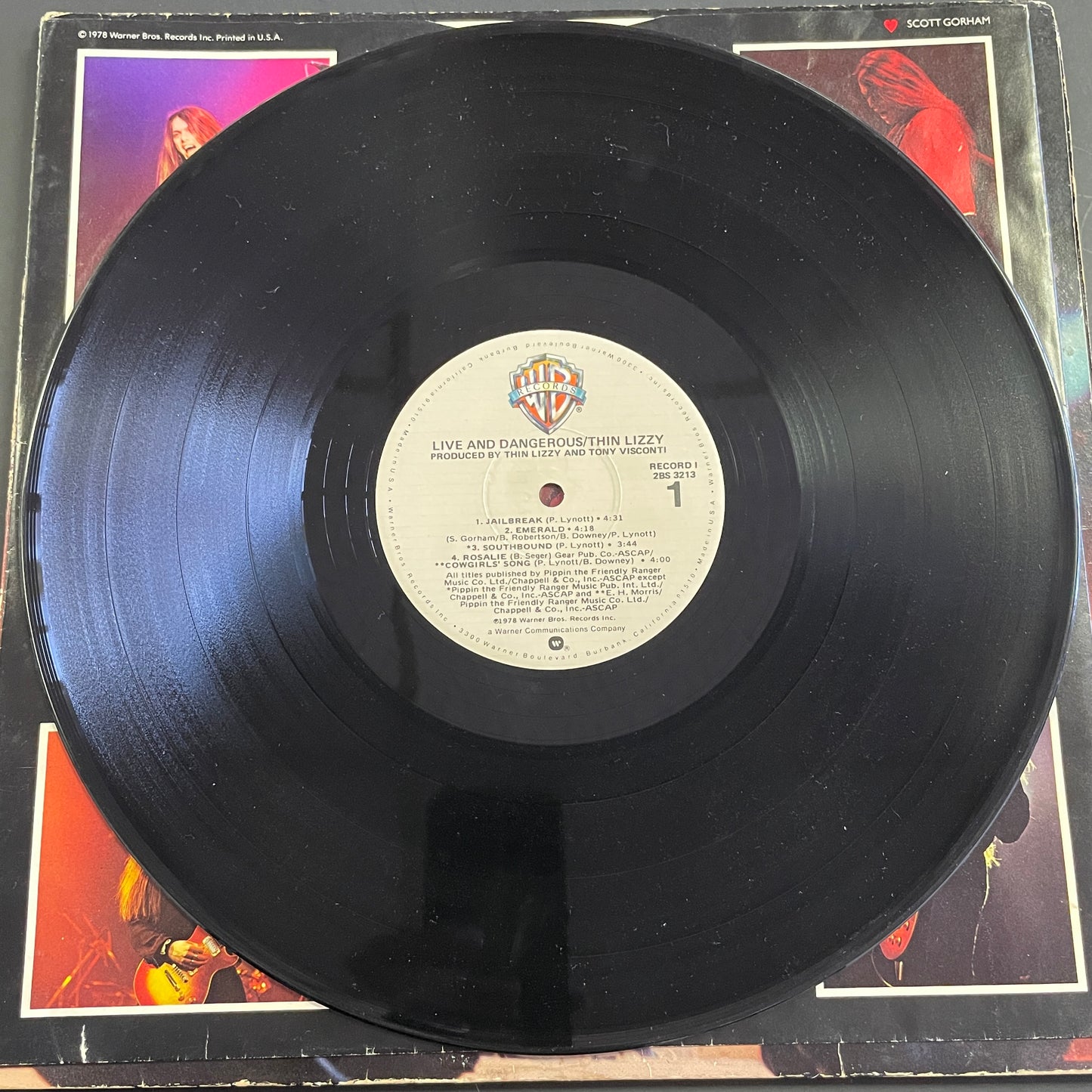 Thin Lizzy - Live and Dangerous double LP (used)