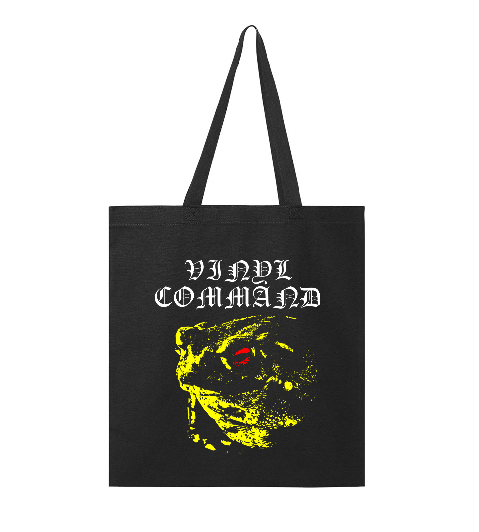 Vinyl Command - Yellow Toad tote bag *PRE-ORDER*