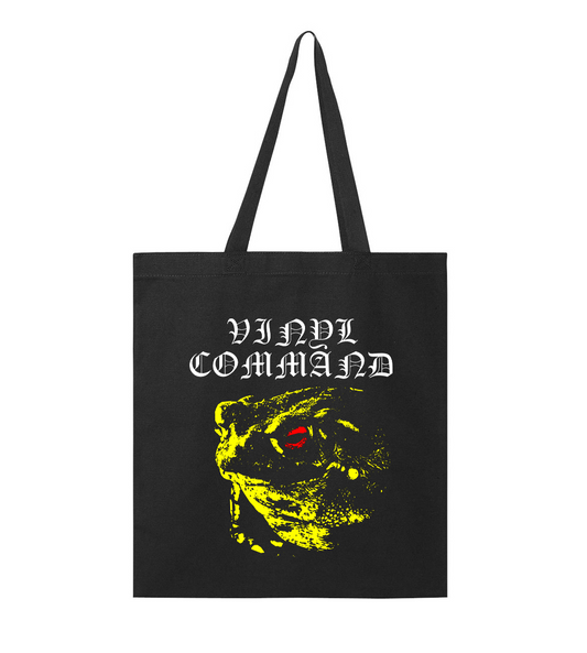 Vinyl Command - Yellow Toad tote bag